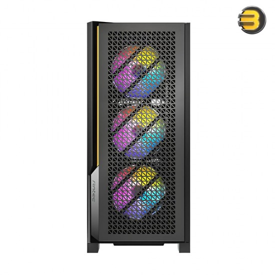 Antec Performance Series P20C ARGB — Massive Metal Mesh Front Panel, 3 x 120mm ARGB Fans & ARGB Hub, Type-C 3.2 Gen2 Ready, 2 x 360 mm Radiator Simultaneously, GPU Bracket, Mid-Tower E-ATX PC Case