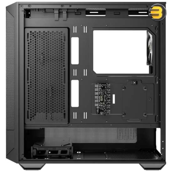 ANTEC NX416L Black — High Airflow Mesh Front Panel, 2 x 160mm & 1 x 120mm ARGB Fans Included, Type-C, Tempered Glass Hinge Side Panel, Up to 11 Fans, 360mm Radiator Support, Mid-Tower ATX Gaming Case