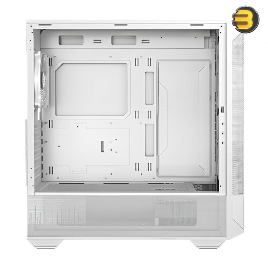 ANTEC NX416L White — High Airflow Mesh Front Panel, 2 x 160mm & 1 x 120mm ARGB Fans Included, Type-C, Tempered Glass Hinge Side Panel, Up to 11 Fans, 360mm Radiator Support, Mid-Tower ATX Gaming Case