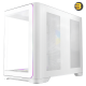 Antec C5 Curve ARGB PC Case – White Edition & 4x ARGB Fans Bundle
