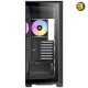 Antec C3 ARGB Black, 3 x 120mm & 1 x 120mm ARGB PWM Fans Included, Up to 8 Fans Simultaneously, Type-C，Seamless Tempered Glass Front & Side Panels, 360mm Radiator Support, Mid-Tower ATX PC Case