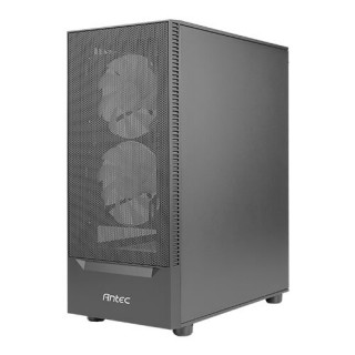 Antec NX410 Black Mid Tower 2 x 140 mm ARGB Fan in Front & 1 x 120 mm ARGB Fan in Rear Included + Antec Atom V550