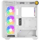 Antec C3 ARGB White, 3 x 120mm & 1 x 120mm ARGB PWM Fans Included, Up to 8 Fans Simultaneously, Type-C，Seamless Tempered Glass Front & Side Panels, 360mm Radiator Support, Mid-Tower ATX PC Case