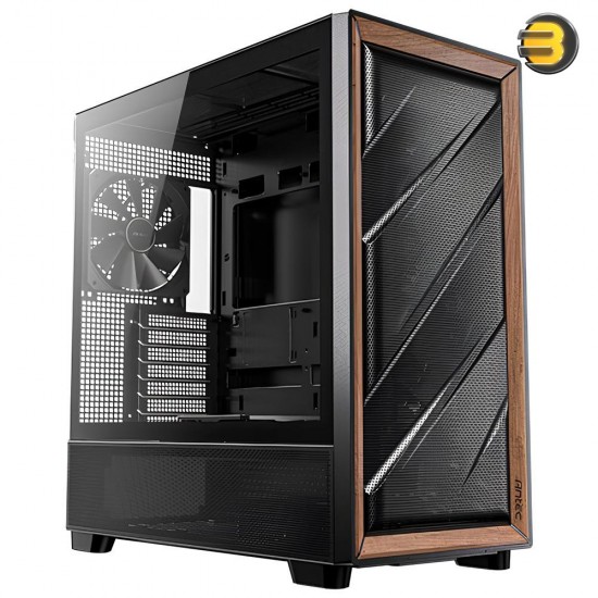 Antec Flux Mesh PC Case – F-LUX Flow Luxury Design & 5x Pre-Installed Fans