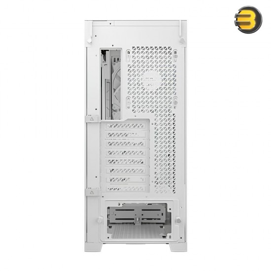 Antec Performance 1 FT WHITE — RTX 40 Series GPU Support, Temp. Display, 4 x Storm T3 PWM Fans, Type-C, Dual TG Side Panels, Removable Top Fan/Radiator Bracket, Mesh Front Panel, Full-Tower E-ATX PC Case