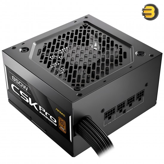 Antec CSK850 PRO ATX3.1 850W 80+ Bronze Semi-Modular Power Supply – 12V-2x6 (12VHPWR) PCIe 5.1 Connector, 120mm Silent Fan, ATX 3.1 Compliant, 5-Year Warranty Antec CSK850 PRO ATX3.1 850W 80+ Bronze Semi-Modular Power Supply – 12V-2x6 (12VHPWR) PCIe 5.1 Connector, 120mm Silent Fan, ATX 3.1 Compliant, 5-Year Warranty