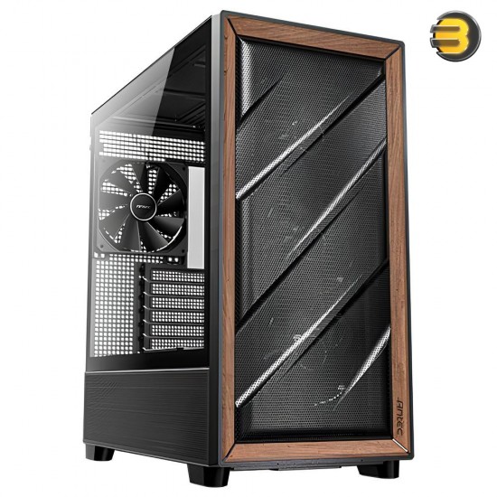 Antec Flux Mesh PC Case – F-LUX Flow Luxury Design & 5x Pre-Installed Fans