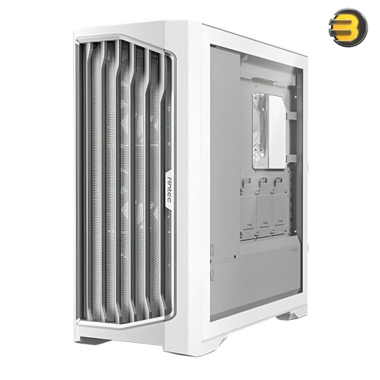 Antec Performance 1 FT WHITE — RTX 40 Series GPU Support, Temp. Display, 4 x Storm T3 PWM Fans, Type-C, Dual TG Side Panels, Removable Top Fan/Radiator Bracket, Mesh Front Panel, Full-Tower E-ATX PC Case