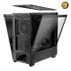 Antec FLUX — 5 x PWM Fans Included, High-Airflow Front Panel With Birch Wood, Type-C, 420mm Radiator & Back Connect Motherboard Support, Up to 9 Fans Simultaneously, Mid-Tower E-ATX PC Case