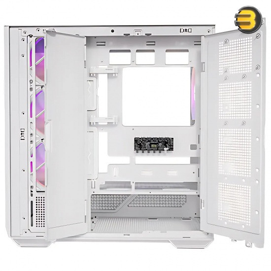 Antec C7 ARGB WHITE, RTX 40 GPU Support, 4 x 120mm ARGB PWM Fans Included, Vertical GPU Cooling, Type-C 10Gbps, Seamless Tempered Glass Front & Side Panels, 360mm Radiator Support, Mid-Tower E-ATX PC Case