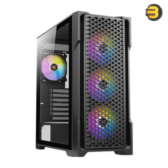 ANTEC AX90 ELITE ARGB GAMING CASE — PSU ATOM G750 GOLD SEMI-MODULAR