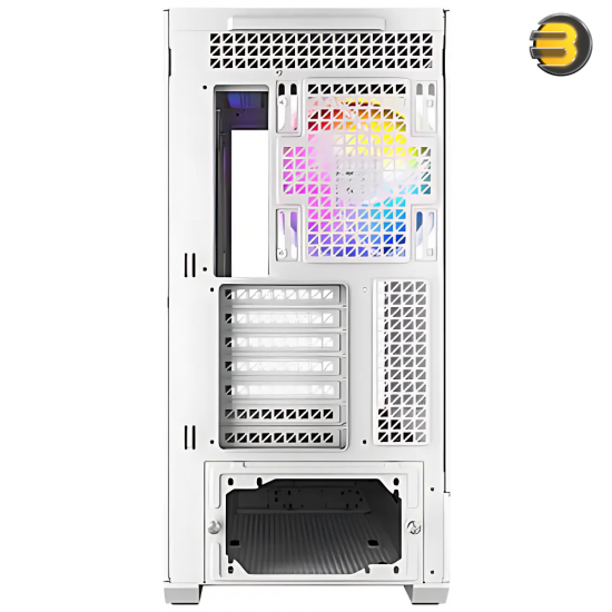 Antec C7 ARGB WHITE, RTX 40 GPU Support, 4 x 120mm ARGB PWM Fans Included, Vertical GPU Cooling, Type-C 10Gbps, Seamless Tempered Glass Front & Side Panels, 360mm Radiator Support, Mid-Tower E-ATX PC Case