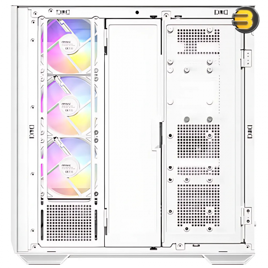 Antec C7 ARGB WHITE, RTX 40 GPU Support, 4 x 120mm ARGB PWM Fans Included, Vertical GPU Cooling, Type-C 10Gbps, Seamless Tempered Glass Front & Side Panels, 360mm Radiator Support, Mid-Tower E-ATX PC Case