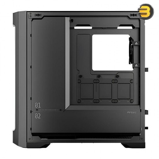 Antec Performance 1 FT Black — RTX 40 Series GPU Support, Temp. Display, 4 x Storm T3 PWM Fans, Type-C, Dual TG Side Panels, Removable Top Fan/Radiator Bracket, Mesh Front Panel, Full-Tower E-ATX PC Case