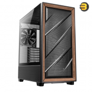 Antec FLUX — 5 x PWM Fans Included, High-Airflow Front Panel With Birch Wood, Type-C, 420mm Radiator & Back Connect Motherboard Support, Up to 9 Fans Simultaneously, Mid-Tower E-ATX PC Case Antec FLUX — 5 x PWM Fans Included, High-Airflow Front Panel With Birch Wood, Type-C, 420mm Radiator & Back Connect Motherboard Support, Up to 9 Fans Simultaneously, Mid-Tower E-ATX PC Case
