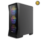 Antec NX360 Elite ARGB Mid-Tower ATX Gaming Case + Antec Atom V450 450W Power Supply —  Tempered Glass Side Panel, Mesh Front, 4x 120mm ARGB Fans, Radiator Support up to 360mm ,Silent 120mm Fan, Multiple Protections, Compatible with ATX, Micro-ATX, ITX