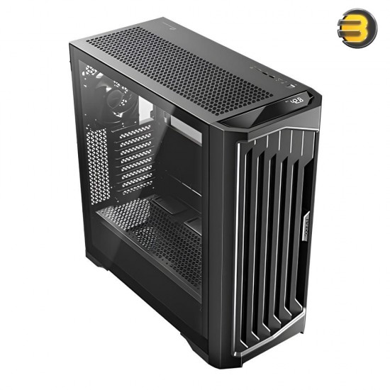 Antec Performance 1 FT Black — RTX 40 Series GPU Support, Temp. Display, 4 x Storm T3 PWM Fans, Type-C, Dual TG Side Panels, Removable Top Fan/Radiator Bracket, Mesh Front Panel, Full-Tower E-ATX PC Case