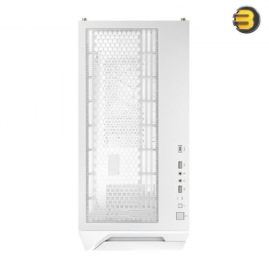 Antec Performance Series P20C White, Massive Metal Mesh Front Panel, 3 x 120mm PWM White Fans, Type-C 3.2 Gen2 Ready, 2 x 360 mm Radiator Simultaneously, GPU Bracket, Mid-Tower E-ATX PC Case