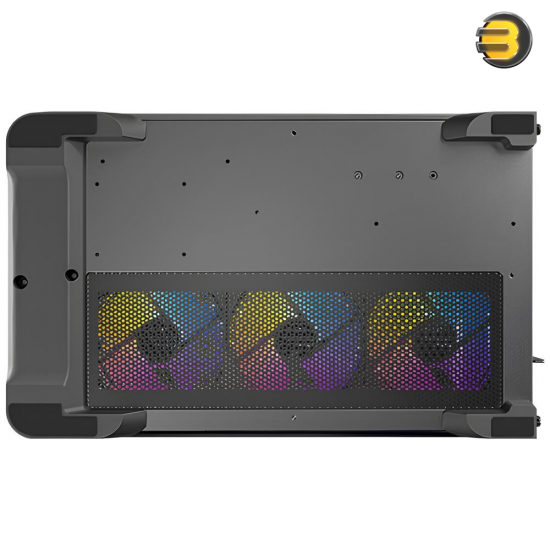 Antec C5 Curve ARGB Mid-Tower ATX Gaming Case – Curved Tempered Glass Side Panel, 4 Pre-installed ARGB Fans, Solid Front Panel, USB 3.0, Supports ATX/Micro-ATX/Mini-ITX