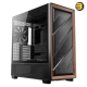 Antec FLUX — 5 x PWM Fans Included, High-Airflow Front Panel With Birch Wood, Type-C, 420mm Radiator & Back Connect Motherboard Support, Up to 9 Fans Simultaneously, Mid-Tower E-ATX PC Case