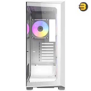 Antec C3 ARGB White, 3 x 120mm & 1 x 120mm ARGB PWM Fans Included, Up to 8 Fans Simultaneously, Type-C,Seamless Tempered Glass Front & Side Panels, 360mm Radiator Support, Mid-Tower ATX PC Case Antec C3 ARGB White, 3 x 120mm & 1 x 120mm ARGB PWM Fans Included, Up to 8 Fans Simultaneously, Type-C,Seamless Tempered Glass Front & Side Panels, 360mm Radiator Support, Mid-Tower ATX PC Case