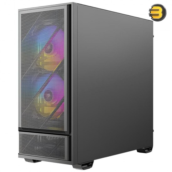Antec P30 ARGB PC Case – 5x Pre-Installed PWM Fans & USB-C
