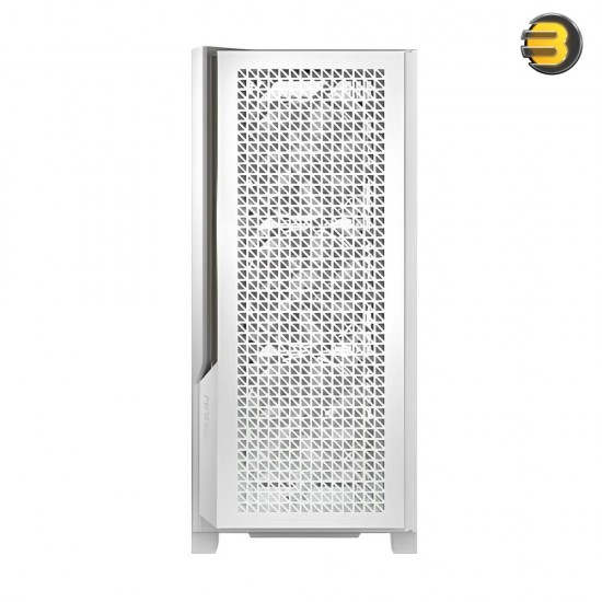 Antec Performance Series P20C White, Massive Metal Mesh Front Panel, 3 x 120mm PWM White Fans, Type-C 3.2 Gen2 Ready, 2 x 360 mm Radiator Simultaneously, GPU Bracket, Mid-Tower E-ATX PC Case