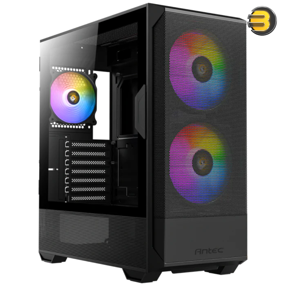 ANTEC NX416L Black — High Airflow Mesh Front Panel, 2 x