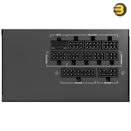 Antec GSK850 ATX3.1 850W 80+ Gold Fully Modular Power Supply – Native 12V-2x6 (12VHPWR) PCIe 5.1 Connector, 100% Japanese Capacitors, Zero RPM Mode, 120mm FDB Silent Fan, 10-Year Warranty