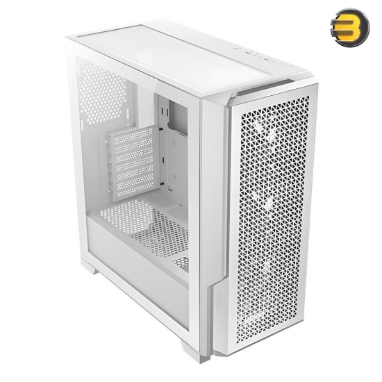 Antec Performance Series P20C White, Massive Metal Mesh Front Panel, 3 x 120mm PWM White Fans, Type-C 3.2 Gen2 Ready, 2 x 360 mm Radiator Simultaneously, GPU Bracket, Mid-Tower E-ATX PC Case