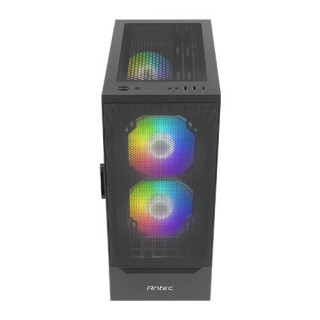 Antec NX410 Black Mid Tower 2 x 140 mm ARGB Fan in Front & 1 x 120 mm ARGB Fan in Rear Included + Antec Atom V550