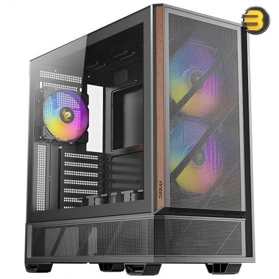 Antec P30 ARGB PC Case – 5x Pre-Installed PWM Fans & USB-C