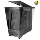 Antec Flux Pro — 6 x PWM Fans Included, High-Airflow Front Panel with Walnut Wood, iShift PSU 90° Mount, USB3.0 x 2, Type-C, 420mm Radiator Support, Temp. Display, Full-Tower E-ATX PC Case