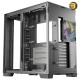 Antec C8 Black Case — RTX 40 Compatible, Dual-Chamber, tooless Design, Type-C, 360mm Radiator Support, Seamless Tempered Glass Front & Side Panels, High Airflow Full-Tower E-ATX PC Case - Fans not Included