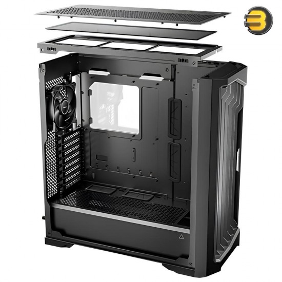 Antec Performance 1 FT Black — RTX 40 Series GPU Support, Temp. Display, 4 x Storm T3 PWM Fans, Type-C, Dual TG Side Panels, Removable Top Fan/Radiator Bracket, Mesh Front Panel, Full-Tower E-ATX PC Case