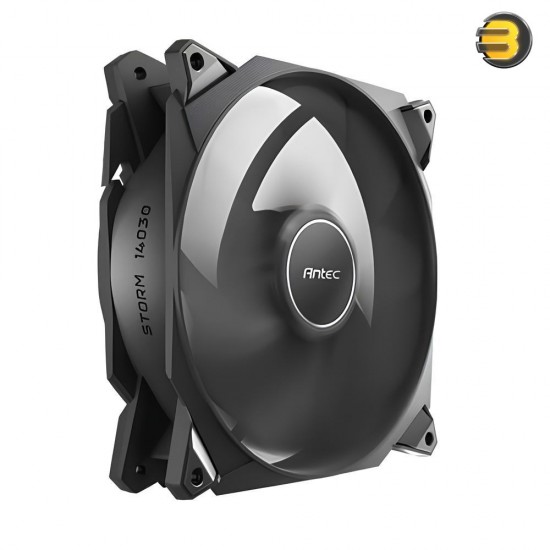 Antec Storm T3 (3 Packs), PWM PC Fans, 140mm Fan, Premium High-Performance Case Fans, 4-pin PWM Connector, Computer Fans with 1500 RPM, Storm T3 Series 3 Packs