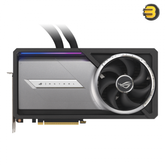 ASUS ROG Astral LC GeForce RTX 5090 32GB GDDR7 OC Edition Graphics Card — NVIDIA Blackwell Architecture, 3593 AI TOPS, 360mm AIO Liquid Cooler, Full-Coverage Cold Plate, 80A MOSFET, PCIe 5.0, 3x DP 1.4a, HDMI 2.1a, Dual BIOS, RGB, GPU Tweak III, GPU Guard