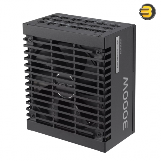 ASUS Pro WS 3000W Platinum fully modular workstation power supply with ATX 3.1 and PCIe 5.1 support