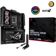 ASUS ROG MAXIMUS Z890 EXTREME — Intel Z890 LGA 1851 E-ATX motherboard, Advanced AI PC-ready, 24+2+1+2 stages, DDR5, WiFi7, 2.5G/10G LAN, PCIe 5.0 M.2, Thunderbolt 5, USB Type-C, AI OC, 5 Inch LCD Screen