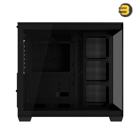ASUS A32 ATX Dual-Chamber PC Case - Panoramic Design, Supports Up to 420mm Graphics Cards, 360mm Radiators, and CPU Air Coolers Up to 165mm, Sleek High-Performance Gaming Chassis