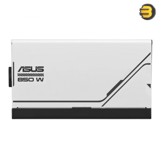 ASUS Prime 850W 80+ Gold White— Dual ball fan bearings, 80 Plus gold certification , ATX 3.0 compatible