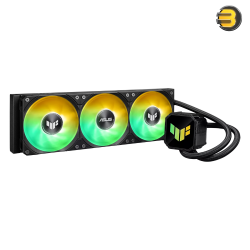 ASUS TUF Gaming LC III 360 ARGB All-in-One Liquid CPU Cooler - 360mm Radiator, Triple 120mm ARGB Fans, High Airflow & Static Pressure Design, Efficient Pump for Optimal CPU Cooling Performance