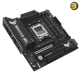 ASUS TUF GAMING B850M-PLUS – AMD AM5 DDR5 Micro-ATX Motherboard, 4 DIMMs (Up to 8000+MT/s OC), PCIe 5.0 x16, 3x M.2, 4 SATA, 2.5GbE, TUF Protection, Aura Sync ASUS TUF GAMING B850M-PLUS – AMD AM5 DDR5 Micro-ATX Motherboard, 4 DIMMs (Up to 8000+MT/s OC), PCIe 5.0 x16, 3x M.2, 4 SATA, 2.5GbE, TUF Protection, Aura Sync