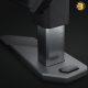 ASUS ROG Herculx Graphics Card Holder — Adjustable Height 72-128mm, RGB ARGB Lighting Compatible with Aura Sync, Supports NVIDIA GeForce RTX 40 Series, Tool-less Setup with Locking Wheel, Compatible with Various Chassis, Award-Winning Design