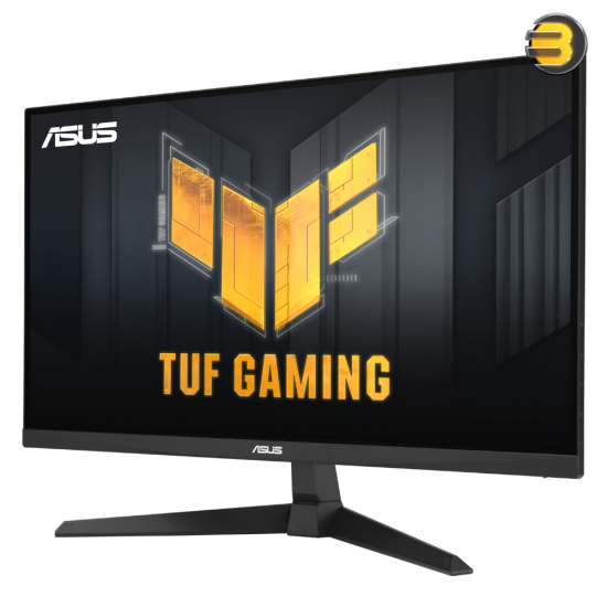 ASUS TUF Gaming VG249Q3A-W Gaming Monitor – 24-inch(23.8 inch viewable), Full HD(1920x1080), 180Hz, Fast IPS, ELMB, 1ms (GTG), FreeSync Premium™, Variable Overdrive, 99% sRGB