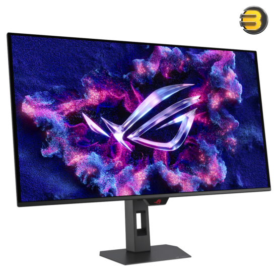 ASUS ROG Strix OLED XG32UQWMS 31.5 inch 4K UHD WOLED gaming monitor with TrueBlack Glossy surface, dual mode 240Hz/480Hz, 0.03ms GTG response and 1500 nits HDR peak brightness