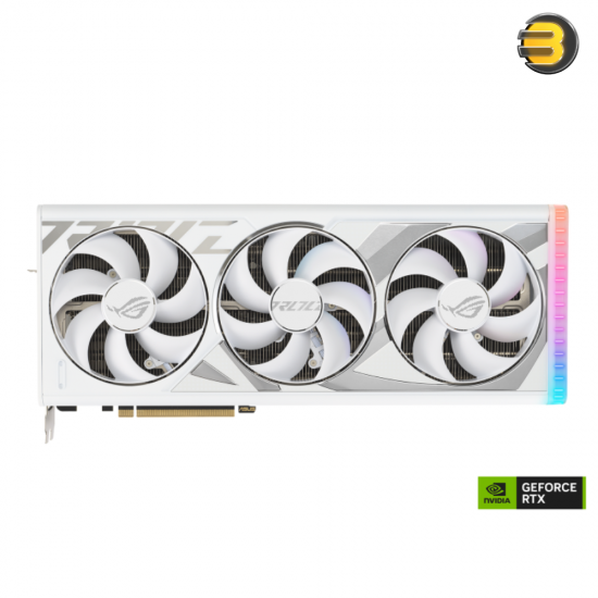 ASUS ROG Strix GeForce RTX 4080 SUPER 16GB GDDR6X OC Edition White  — DLSS 3 and chart-topping thermal performance.