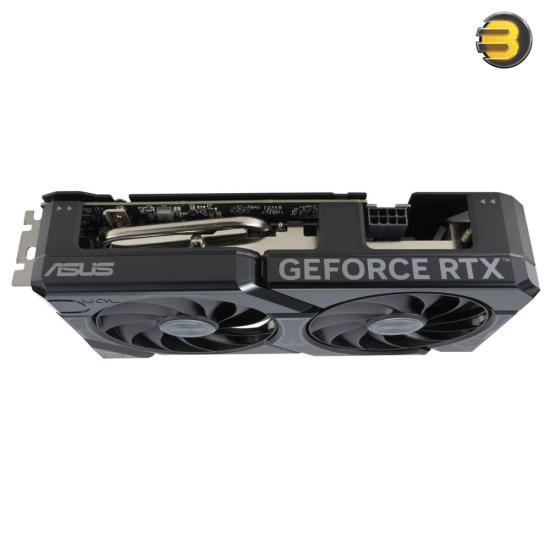 ASUS Dual GeForce RTX 4060 Ti OC Black Graphics Card, 8GB GDDR6 128-bit Memory, 2595 MHz Boost Clock, 18 Gbps Memory Speed, 4352 CUDA Cores, PCI E 4.0, HDMI, DisplayPort | 90YV0J40-M0NA00