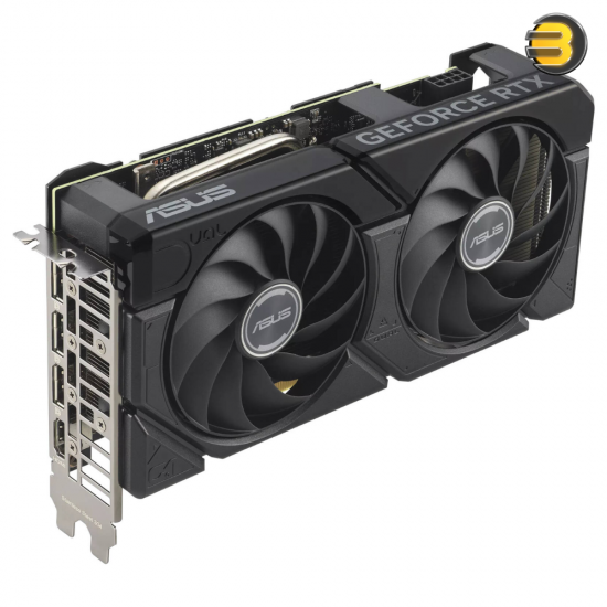 ASUS Dual GeForce RTX 4060 EVO OC Graphics Card, 8GB GDDR6 128-bit Memory, 2535 MHz OC Boost Clock, 17 Gbps Memory Speed, PCI E 4.0, DisplayPort 1.4a / HDMI 2.1a | 90YV0JC7-M0NA00