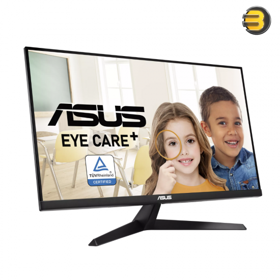 ASUS 27 Inch 4K Eye Care Monitor VY27UQ — UHD (3840 x 2160), IPS, HDR10, Adaptive Sync, Eye Care Plus, Display Port, HDMI, Speaker, DisplayWidget, Blue Light Filter, Flicker Free